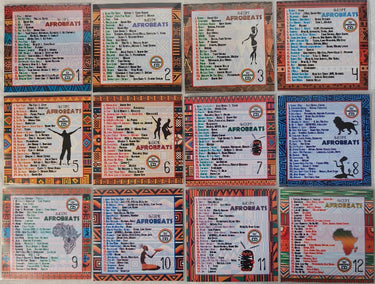 Awesome Afrobeats 12CD ULTRA Party Pack - Hot & Heavy Afro music Wicked Party Vibe - New School!!